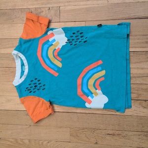 Rags Short Sleeve Rainbow Tee size 3/4